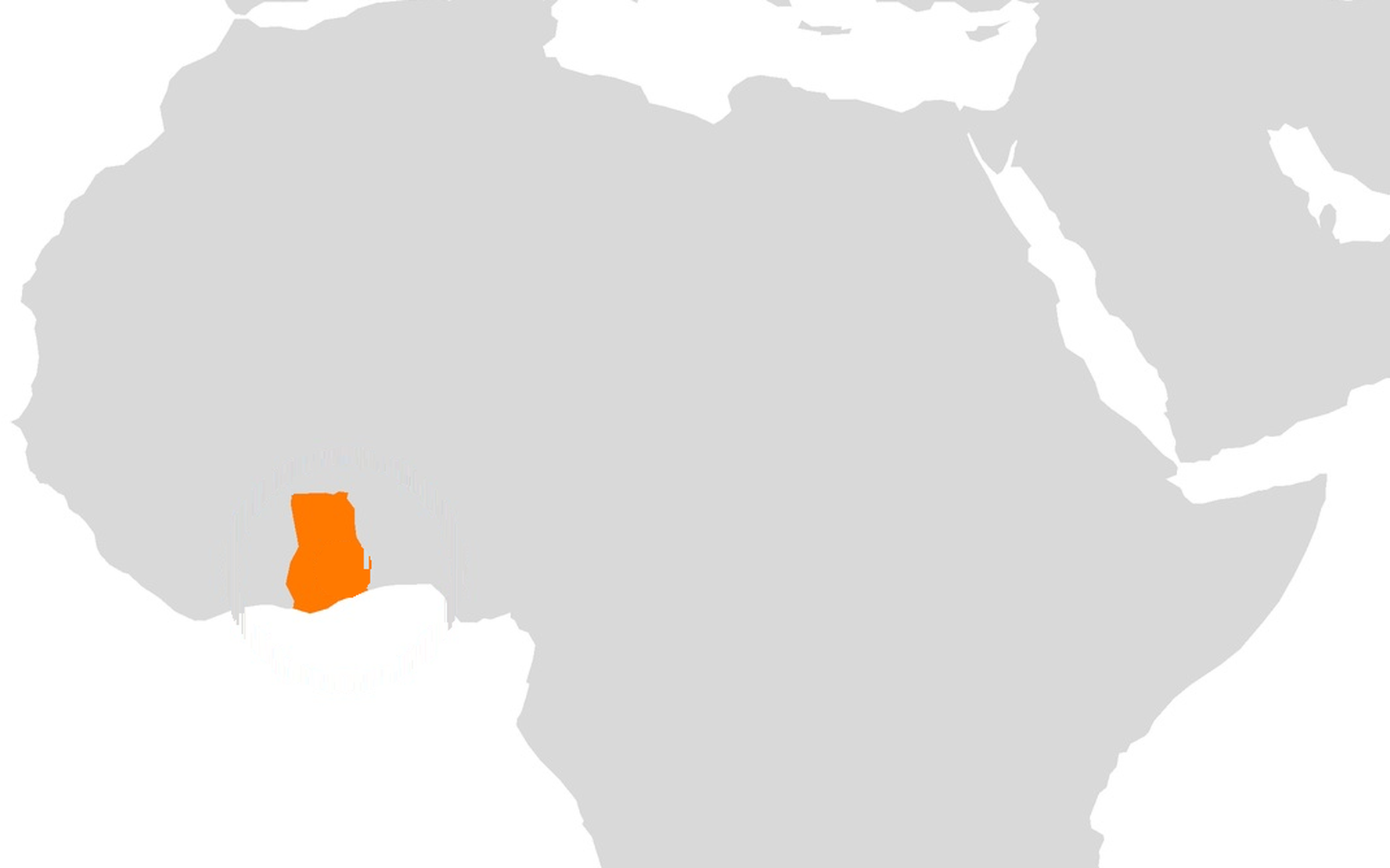 Map of Ghana